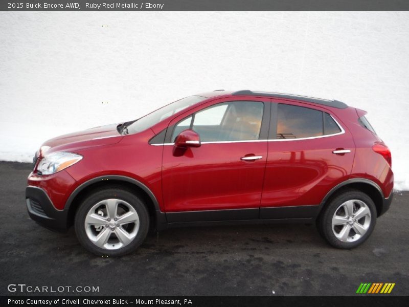  2015 Encore AWD Ruby Red Metallic