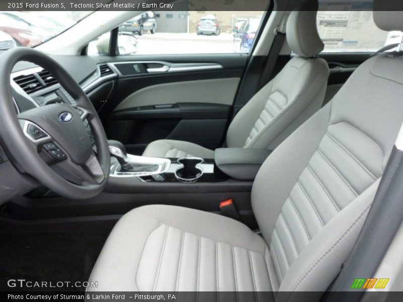 Tectonic Silver Metallic / Earth Gray 2015 Ford Fusion S