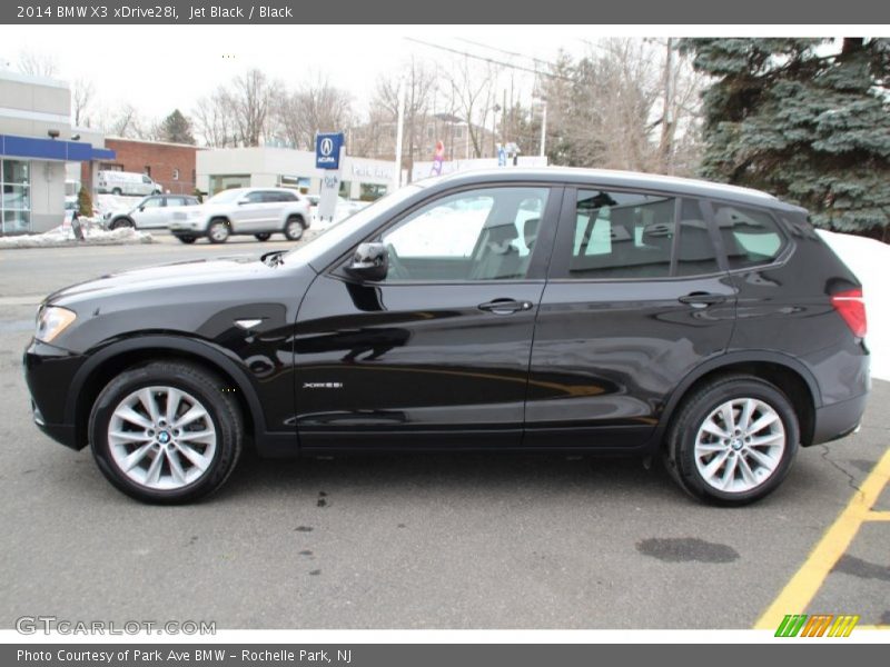Jet Black / Black 2014 BMW X3 xDrive28i
