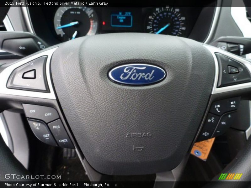 Tectonic Silver Metallic / Earth Gray 2015 Ford Fusion S