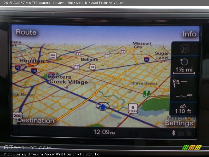 Navigation of 2015 S7 4.0 TFSI quattro