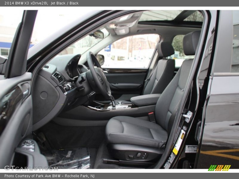 Jet Black / Black 2014 BMW X3 xDrive28i