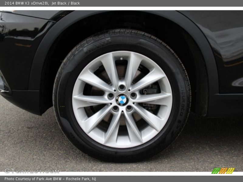 Jet Black / Black 2014 BMW X3 xDrive28i