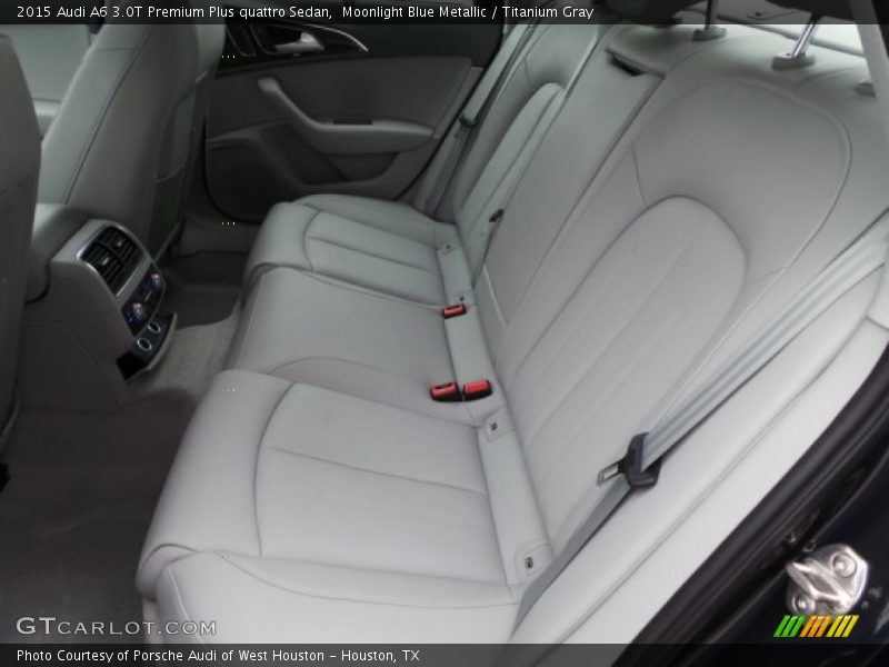 Moonlight Blue Metallic / Titanium Gray 2015 Audi A6 3.0T Premium Plus quattro Sedan