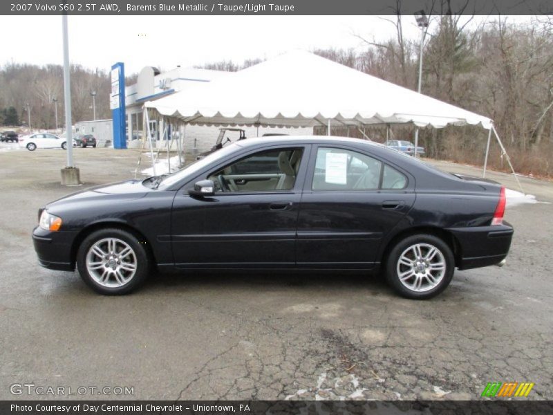 Barents Blue Metallic / Taupe/Light Taupe 2007 Volvo S60 2.5T AWD