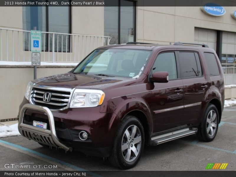 Dark Cherry Pearl / Black 2013 Honda Pilot Touring 4WD