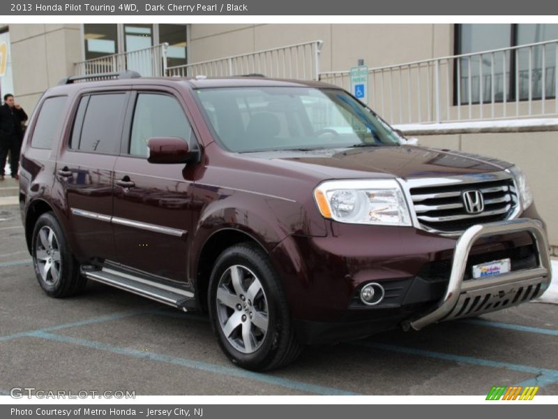 Dark Cherry Pearl / Black 2013 Honda Pilot Touring 4WD