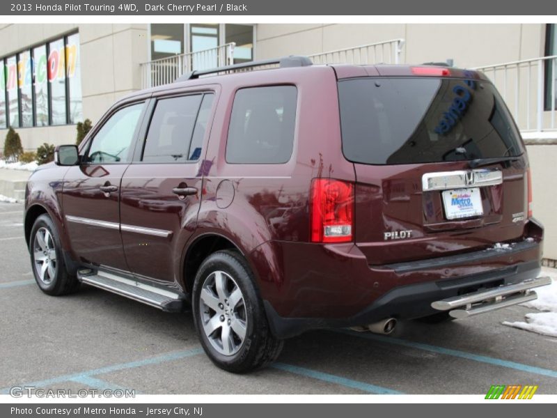 Dark Cherry Pearl / Black 2013 Honda Pilot Touring 4WD