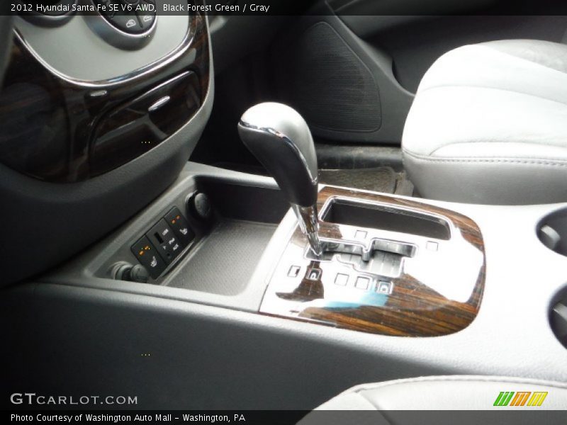 Black Forest Green / Gray 2012 Hyundai Santa Fe SE V6 AWD
