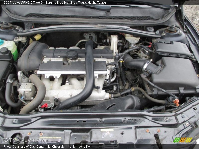  2007 S60 2.5T AWD Engine - 2.5 Liter Turbocharged DOHC 20-Valve 5 Cylinder