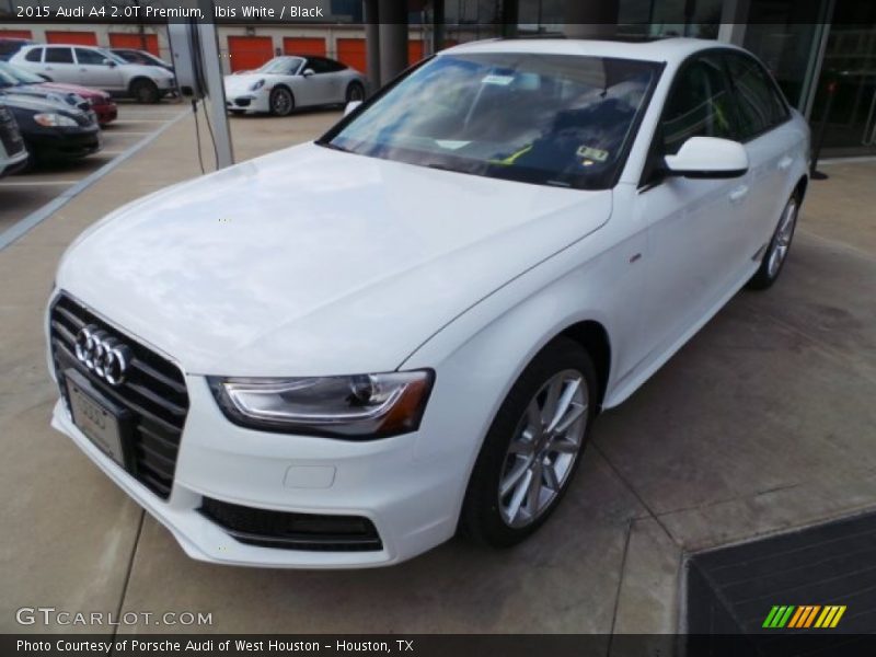 Ibis White / Black 2015 Audi A4 2.0T Premium