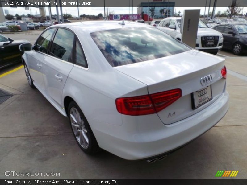 Ibis White / Black 2015 Audi A4 2.0T Premium