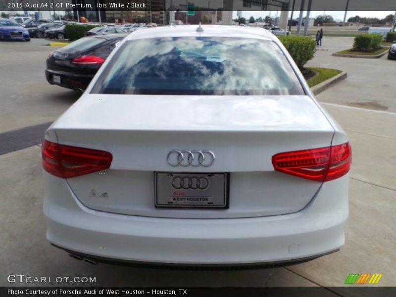 Ibis White / Black 2015 Audi A4 2.0T Premium