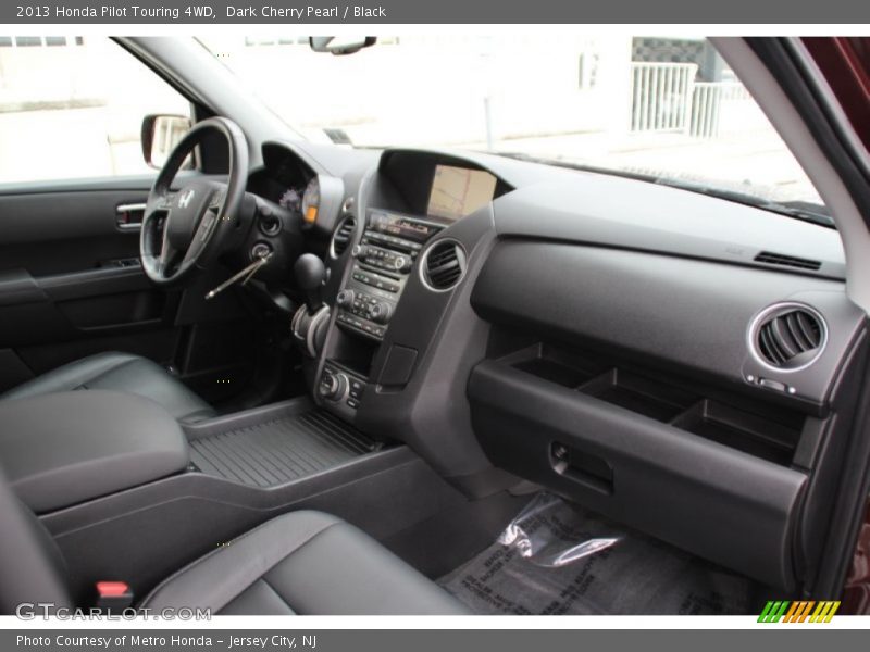 Dark Cherry Pearl / Black 2013 Honda Pilot Touring 4WD