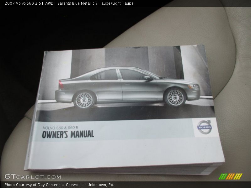 Books/Manuals of 2007 S60 2.5T AWD