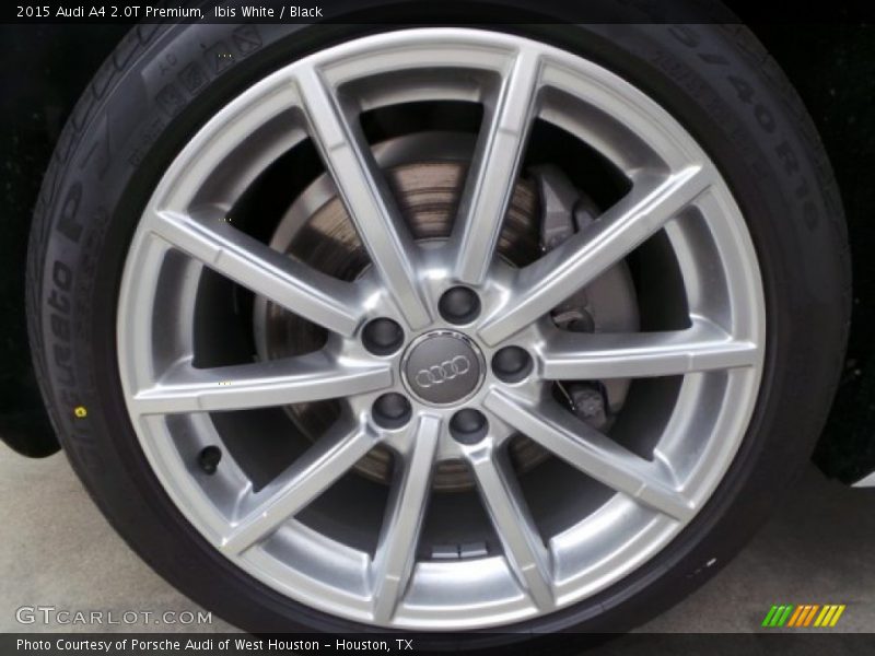 Ibis White / Black 2015 Audi A4 2.0T Premium