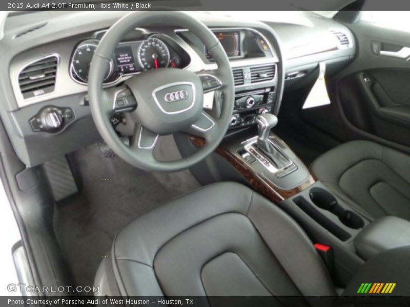 Ibis White / Black 2015 Audi A4 2.0T Premium