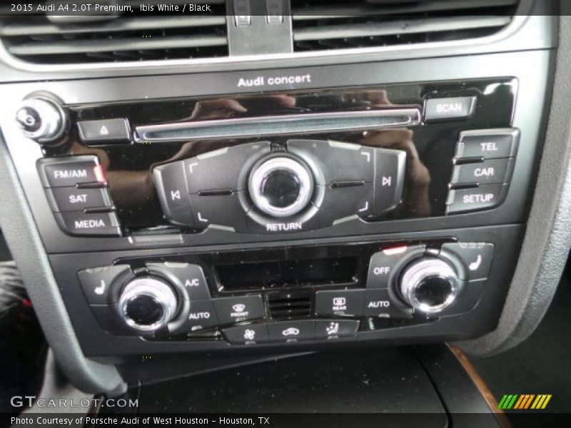 Ibis White / Black 2015 Audi A4 2.0T Premium