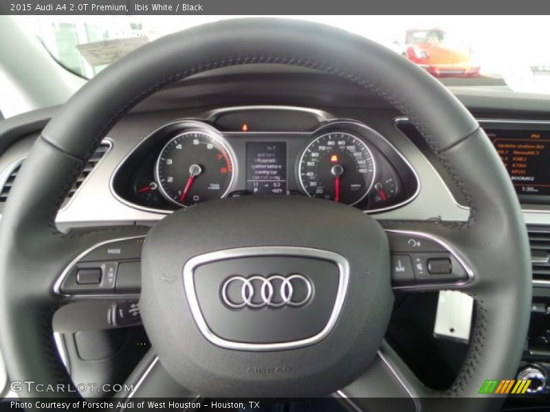 Ibis White / Black 2015 Audi A4 2.0T Premium