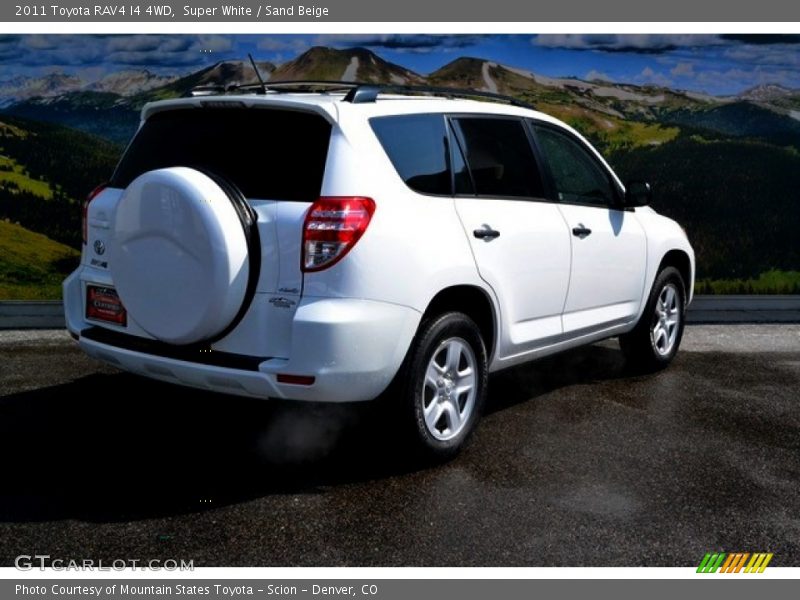 Super White / Sand Beige 2011 Toyota RAV4 I4 4WD