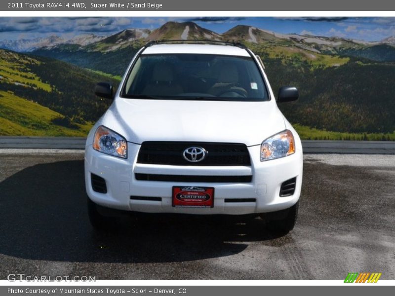 Super White / Sand Beige 2011 Toyota RAV4 I4 4WD