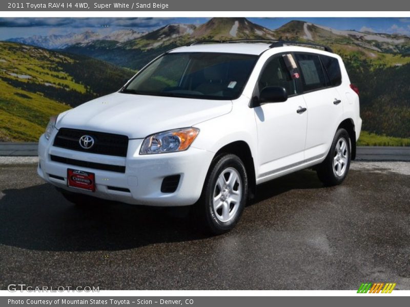 Super White / Sand Beige 2011 Toyota RAV4 I4 4WD