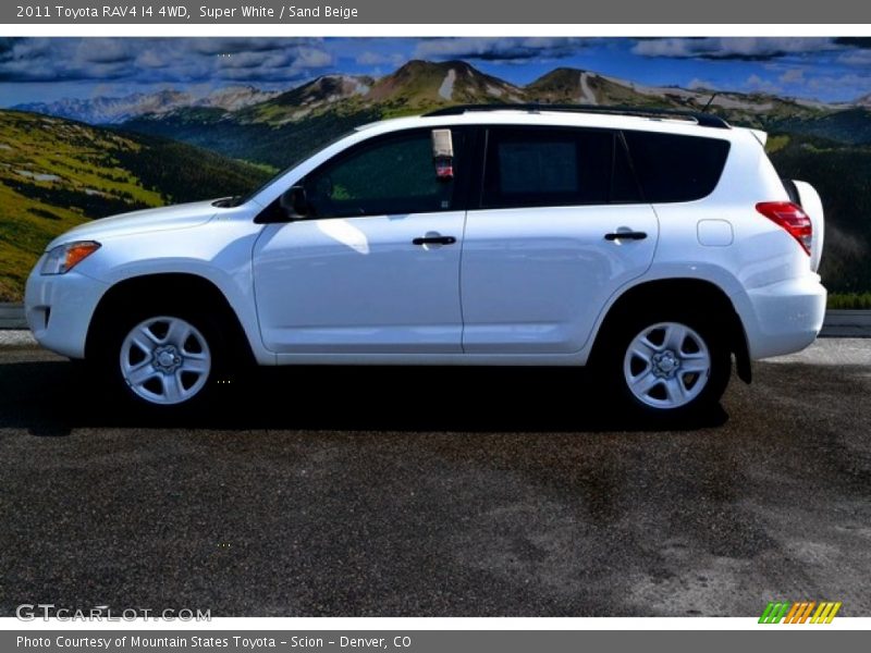 Super White / Sand Beige 2011 Toyota RAV4 I4 4WD