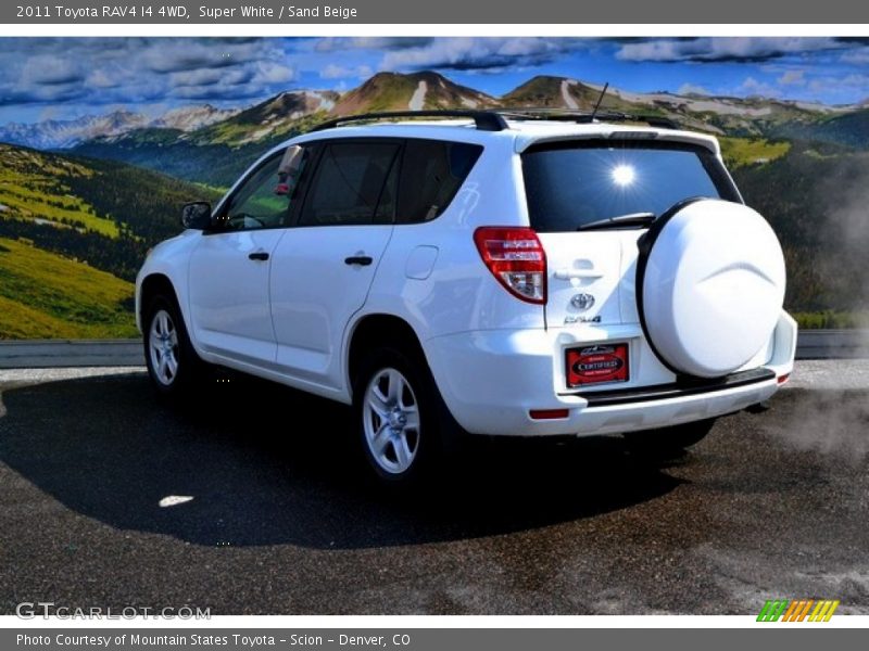 Super White / Sand Beige 2011 Toyota RAV4 I4 4WD