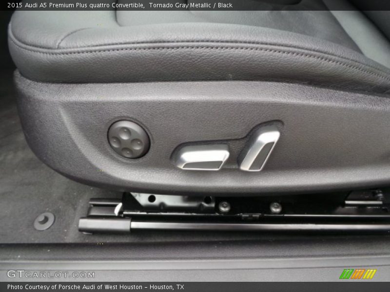 Tornado Gray Metallic / Black 2015 Audi A5 Premium Plus quattro Convertible