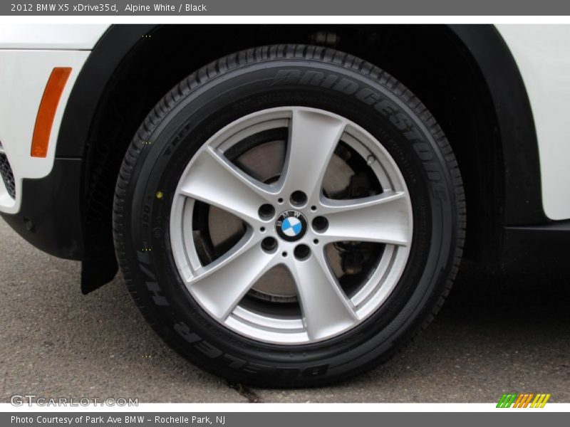 Alpine White / Black 2012 BMW X5 xDrive35d