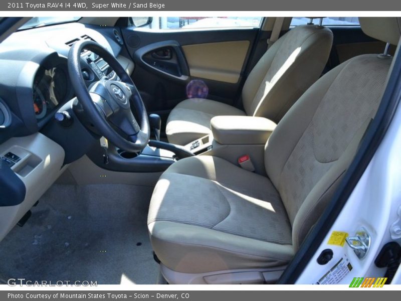 Super White / Sand Beige 2011 Toyota RAV4 I4 4WD