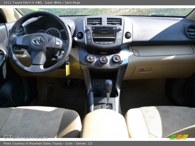 Super White / Sand Beige 2011 Toyota RAV4 I4 4WD