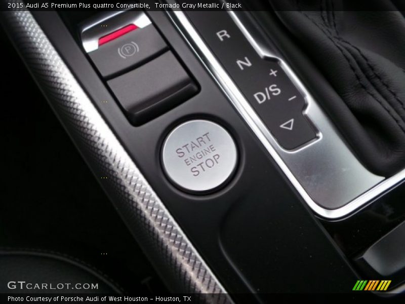 Tornado Gray Metallic / Black 2015 Audi A5 Premium Plus quattro Convertible