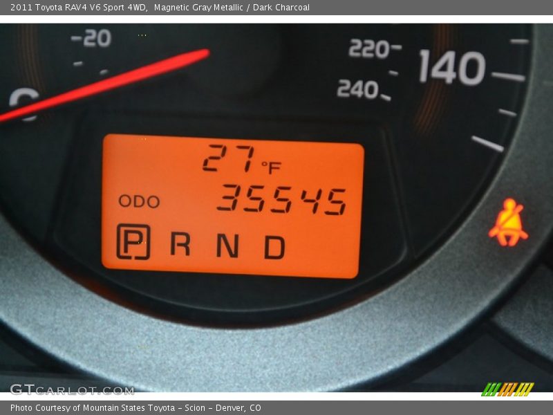 Magnetic Gray Metallic / Dark Charcoal 2011 Toyota RAV4 V6 Sport 4WD