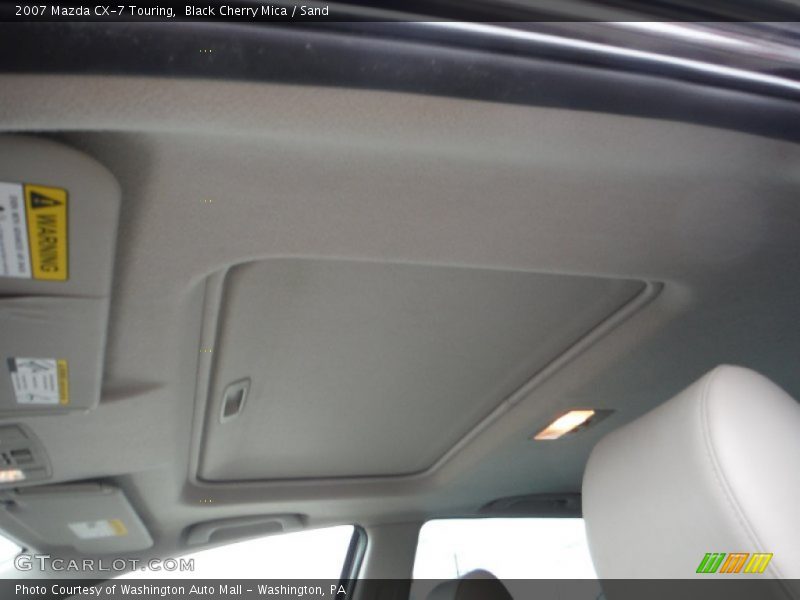 Black Cherry Mica / Sand 2007 Mazda CX-7 Touring