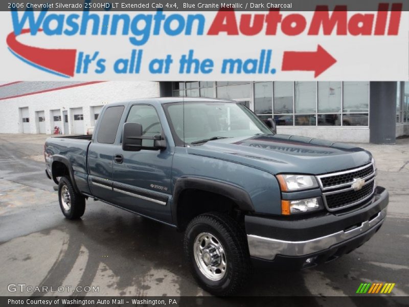 Blue Granite Metallic / Dark Charcoal 2006 Chevrolet Silverado 2500HD LT Extended Cab 4x4