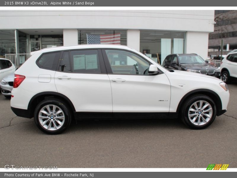  2015 X3 xDrive28i Alpine White
