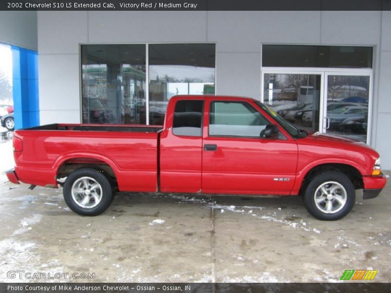  2002 S10 LS Extended Cab Victory Red