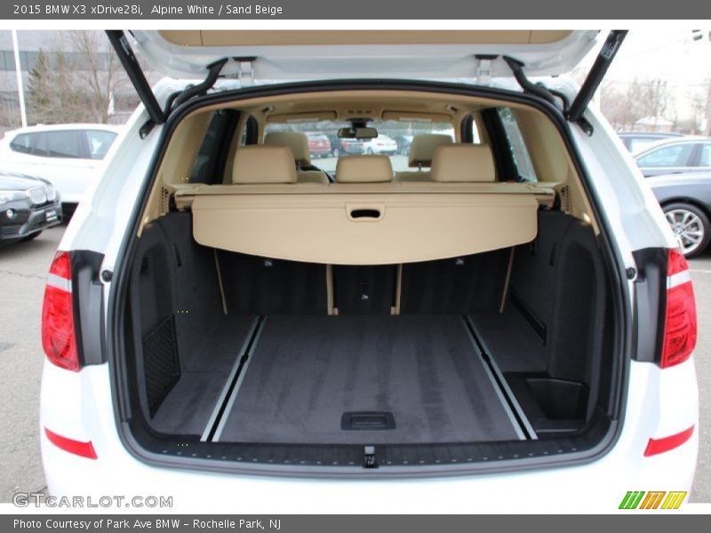  2015 X3 xDrive28i Trunk