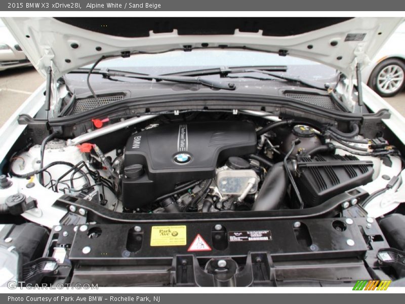  2015 X3 xDrive28i Engine - 2.0 Liter TwinPower Turbocharged DI DOHC 16-Valve VVT 4 Cylinder