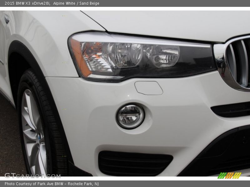 Alpine White / Sand Beige 2015 BMW X3 xDrive28i