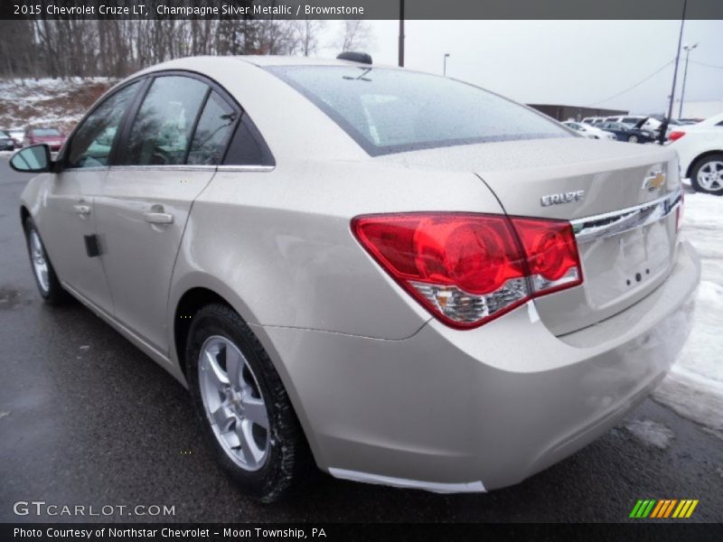 Champagne Silver Metallic / Brownstone 2015 Chevrolet Cruze LT