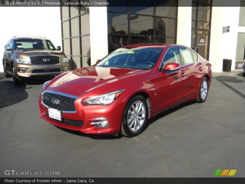 Venetian Ruby / Graphite 2014 Infiniti Q 50 3.7 Premium