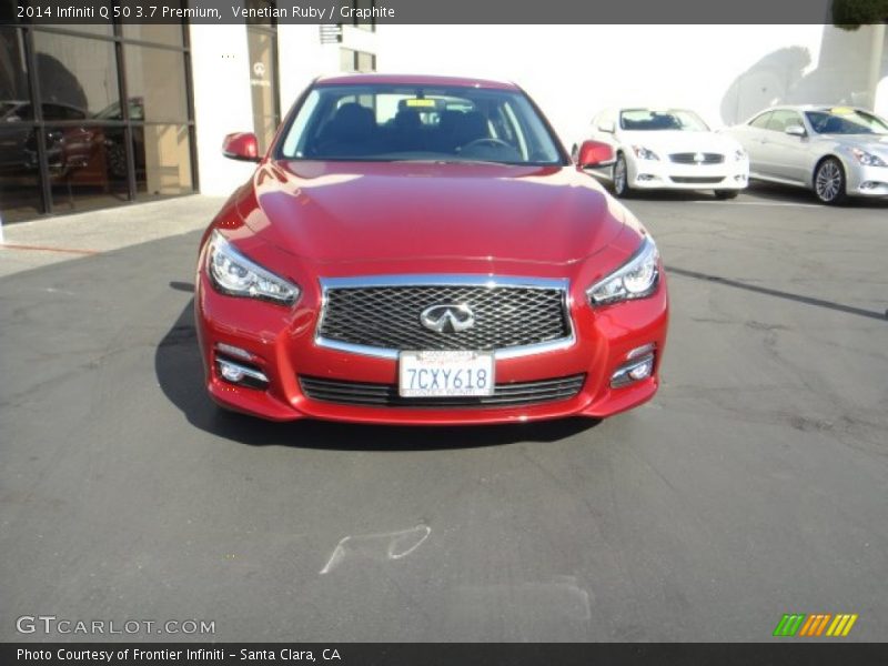 Venetian Ruby / Graphite 2014 Infiniti Q 50 3.7 Premium