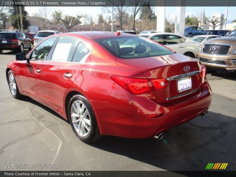 Venetian Ruby / Graphite 2014 Infiniti Q 50 3.7 Premium