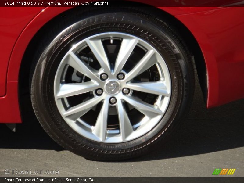 Venetian Ruby / Graphite 2014 Infiniti Q 50 3.7 Premium