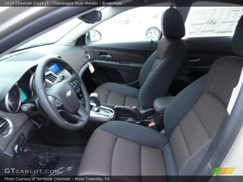 Champagne Silver Metallic / Brownstone 2015 Chevrolet Cruze LT