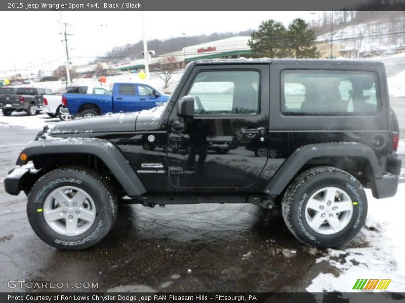 Black / Black 2015 Jeep Wrangler Sport 4x4