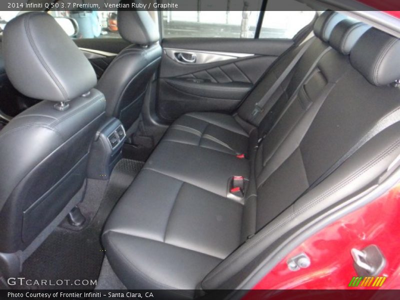 Rear Seat of 2014 Q 50 3.7 Premium
