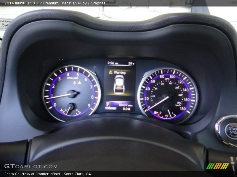  2014 Q 50 3.7 Premium 50 3.7 Premium Gauges